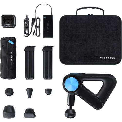 TheraGun Pro Handheld Deep Tissue Massage Gun - Bluetooth Percussion Massage Gun & Personal Massager for Pain Relief & Circulation in Neck, Back, Leg, Shoulder and Body (Black - 4th Gen)