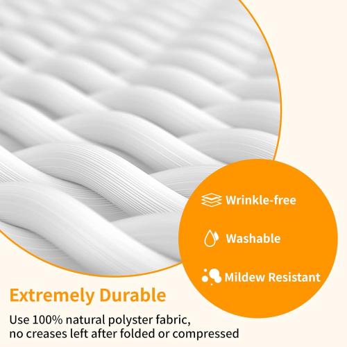 Taotique Projector Screen 72 inch, Movie Projector Screen 16:9 HD Foldable and Portable Anti-Crease Indoor Outdoor Projection Double Sided Video Projector Screen for Home, Party, Office, Classroom