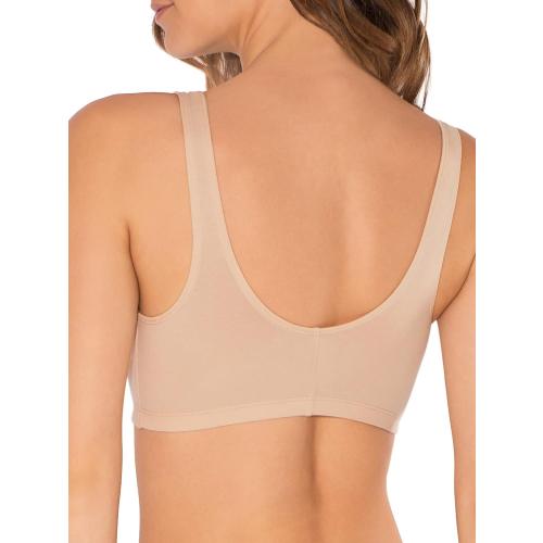 Size 42Fruit of the Loom Women's Multi-Pack Front Closure Cotton Bra
