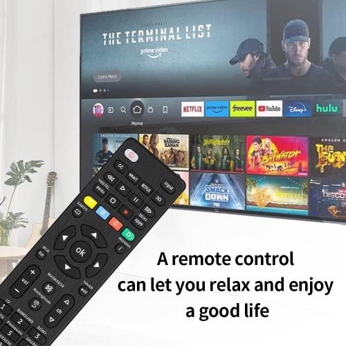 Universal TV Remote for Samsung, RCA, JVC, Magnavox, TCL, Philips, Sony, Panasonic, Toshiba, Hitachi, Vizio, Hisense, Seiki, Sanyo, Haier, LG, Insignia, Westinghouse Smart TV Remote Control