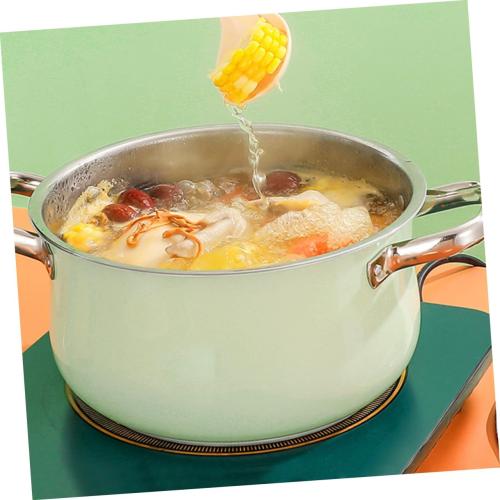 Mobestech Stainless Steel Stock Pot with Lid Heavy-Duty Cooking Pot for Soup and Stew Large Capacity Induction-Compatible Kitchen Cookware