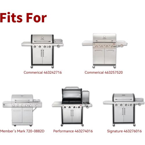 Grill Replacement Parts for Charbroil Performance 4 Burner 463242716,466242715,463242715,466242815,G533-0009-W1,G541-0016-W2 Cast Iron Tru Infrared Grill Grates,17x 9 1/2, 3-Pack