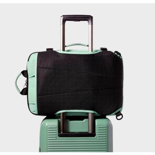 Large Travel Backpack, Mint Green, Carry-On Bag with Top Handle and Front Zip Pocket 35 L