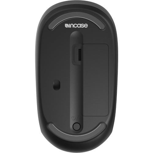 Incase Bluetooth Mouse - Designed by Microsoft - Compact, Comfortable, Right/Left Hand Use, 4-Way Scroll Wheel, Wireless Bluetooth Mouse for PC/Laptop/Desktop, Mac/Windows Computer (Black)