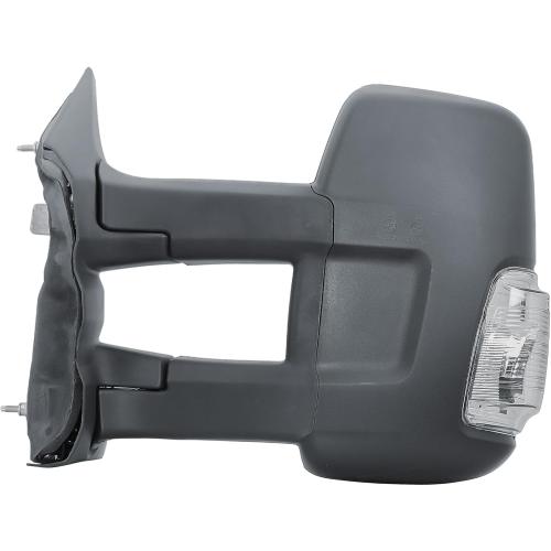 Driver Left Side Door Mirror Long Extension View Tow Mirror Power and Heated with BLIS (Blind Spot Sensor) and Signal Light for Ford Transit 150 250 350 from 2010 to 2024