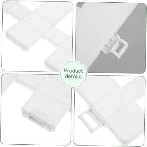 BESPORTBLE Lawn Garden White Fencing 4 Pack Plastic Fencing Panels Odorless Waterproof for Decor Border