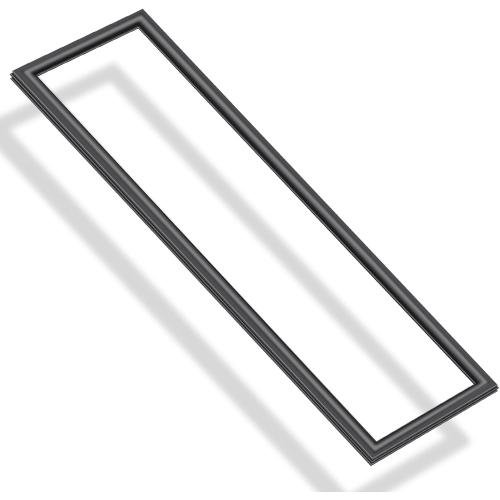 Upgraded 63.50x14.57 241510204 241510208 Refrigerator Freezer Door Gasket Replacement Compatible with Frigidaire, Kenmore and Electrolux Freezer Seal 4996726 241510204 241510206 7241510204 Black