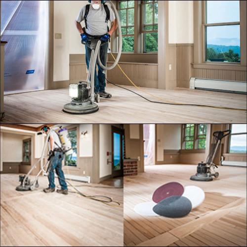 HUAALIUCHE 17 Sanding Screen Discs - Mesh Floor Sanding Screen - Black Silicon Carbide - for Wood Floors (10 Pack, 120 Grit)