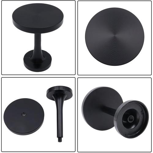 Curtain Tiebacks 2 Pack Curtain Holdbacks Zinc Alloy Curtain Tiebacks Wall Mounted with Screws, Decorative Curtain Holders for Drapes Stylish Black Curtain Tieback Hooks for Home Office