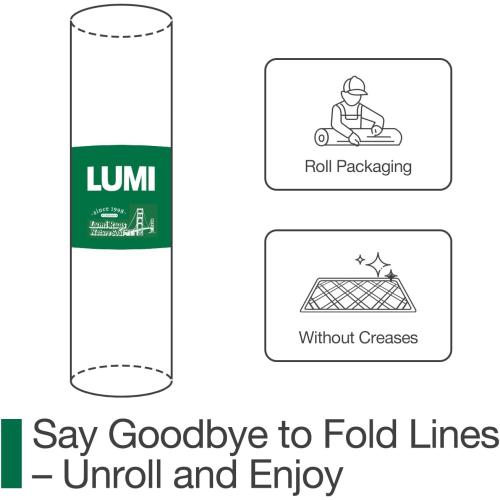 LUMI Jute Area Rug 5ft Round for Living Room, Natural Braided Woven Rugs Non Slip, Neutral Farmhouse Carpets No Shedding, Durable for High Traffic, Dining Room, Indoor, Outdoor, Patio