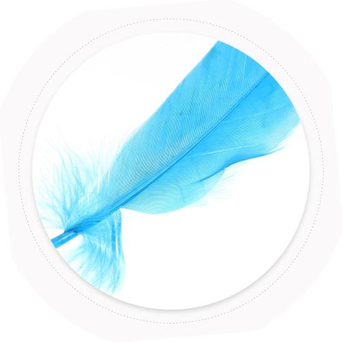 IWOWHERO 120pcs Decorative Goose Plume for Crafts Wedding Decorations and Soft Natural Elegant Colors for Floral Arrangements and Accessories