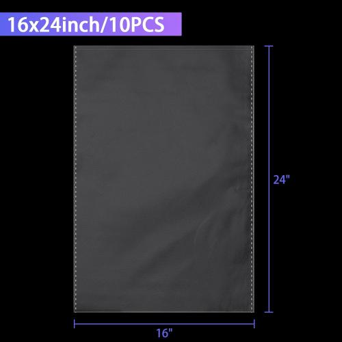 10Pack Clear Basket Bags,Large Cellophane Gift Bag For Baskets,16x24 Inch Cellophane Bags,2 Mil Thick,For Gift Giving, Packaging Products,Fits a 9 Inch Round Tray or 7 Inch Square Box With Ease