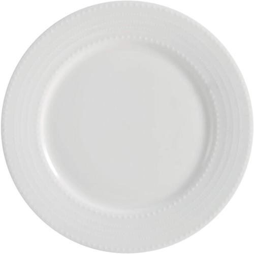 Mikasa Annabelle Bone China Dinnerware Set, 40-Piece Service for 8, White Hobnail Detail, Dinner Plates, Salad Plates, Bowls and Mugs, Dishwasher and Microwave Safe‼️light dirt and incomplete‼️