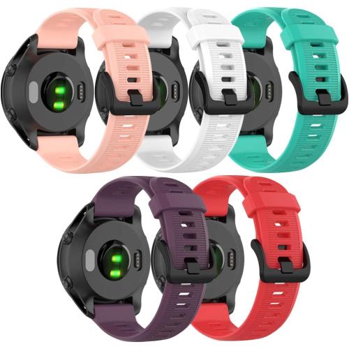 Band for Garmin Forerunner 945, Soft Silicone Replacement Watch Band Strap for Garmin Forerunner 935 Smart Watch (No Tracker)