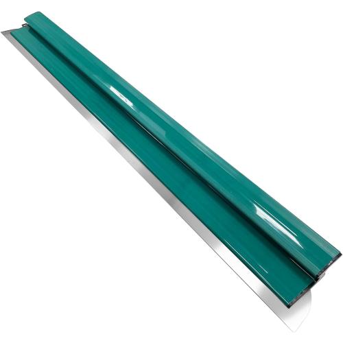47 Inch Drywall Skimming Blade Green, 0.4mm Stainless Steel Blade, Smoothing and Knockdown Drywall Trowel for Working Area Wall Decoration