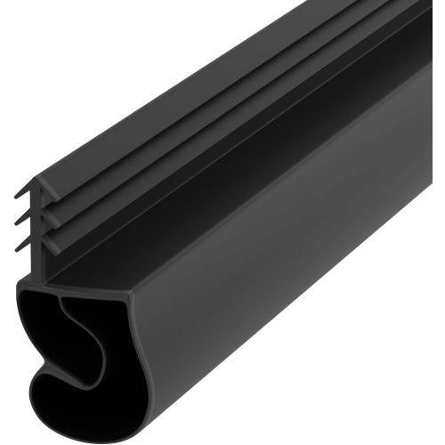 TMH Magnetic Weather Stripping Door Seal for Metal Doors - Kerf Door Seal Kit, 36 x 84 - Black Weather Stripping for Doors.