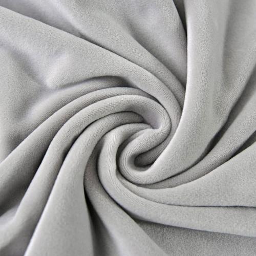Shell Chair Covers Velvet Mid Century Modern Dining Chair Covers Stertch Dining Room Shell Side Chair Slipcovers Lounge Armless Chairs Covers for Kitchen Dining Room Set of 4 Light Gray