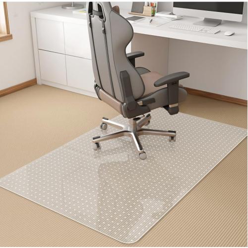KMAT Office Chair Mat for Carpet, Computer Desk Mat,Clear Desk Chair Mat for Home Office Rolling Chair,Heavy Duty Floor Protector-Easy to Clean,Anti-Slip-36 x48 Rectangle