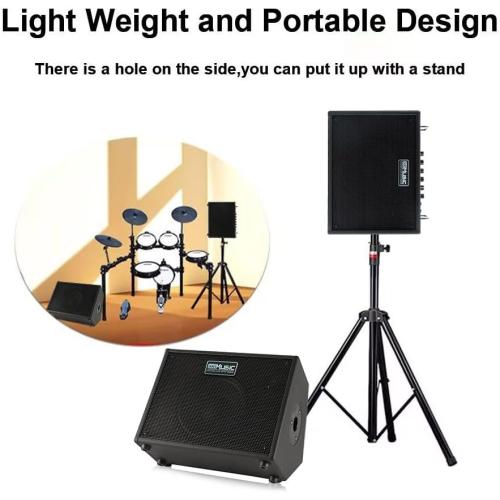 Coolmusic Keyboard AMP 30W Electric Drum Amplifier Speaker,with 3-Year Warranty
