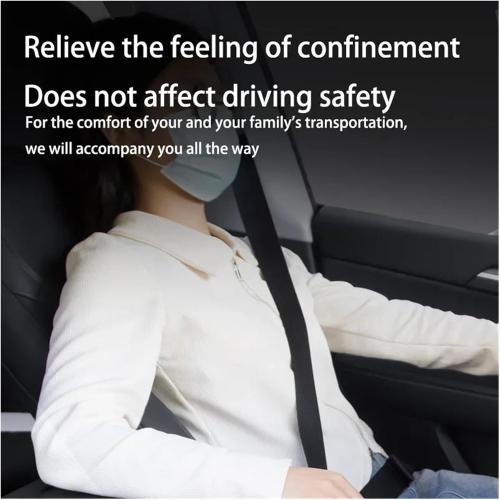 Car Seat Belt Adjust Compatible for Tesla Model Y Anti-Neck Belt Limiter Driver and Copilot Seat Belt Anti Neck Buckle Panel(Driver Copilot 2Pcs)