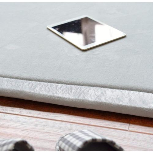 Grey Loartee Nursery Crawling Rug and Play Mat - Velvet Coral for Toddler Exercise