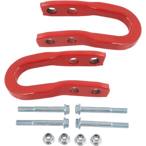 JDMSPEED New Recovery Tow Hooks Red 84052991 Replacement for GMC Canyon Chevrolet Colorado 2015-2020 23253074