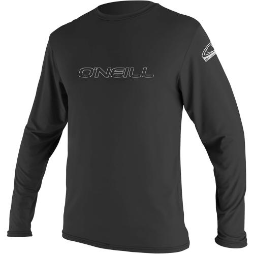 O'NEILL Basic Skins L/S Rash Tee Black 2XL (6'0-6'2, 210-230 lbs)
