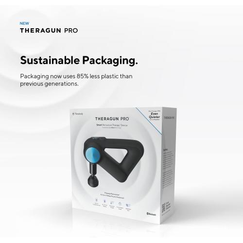 TheraGun Pro Handheld Deep Tissue Massage Gun - Bluetooth Enabled Percussion Massage Gun & Personal Massager for Pain Relief & Circulation in Neck, Back, Leg, Shoulder and Body (Black - 5th Gen)