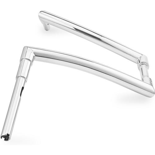 Wsays 12 Rise Ape Hanger Handlebar 1.5 inch Fat Bar Chrome Compatible with Harley Sportster XL 883 1200 Dyna Softail and Road King 1994-2022 and Road Glide 1998-2013 Models