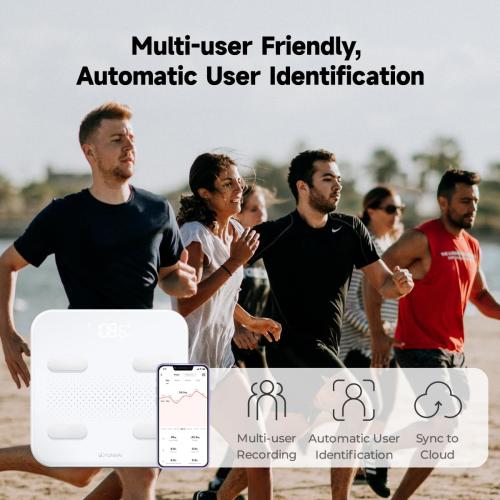 YUNMAI S Smart Body Fat Scale, Accurate Digital Bathroom Scale for Body Weight, Body Composition Analyzer with Health Monitor Sync Apps for BMI, Body Fat, Muscle Mass, Body Weight