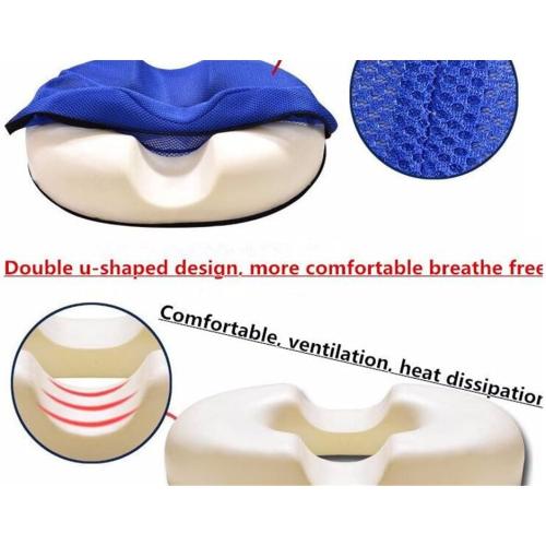 Best to Buy Memory Foam Donut Ring Comfort Foam Medical Seat Cushion for Hemorrhoid, Sciatic Nerve, Pregnancy Tailbone Pain (Black)