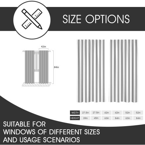 zokyer Striped beige and Gray Window Curtain Long Grey Boho Farmhouse Nursery Neutral Modern Simple Art Maximalist Mens Boys Cute Teen for Bedroom Living Room 2 Panels Rod Pocket Drapes