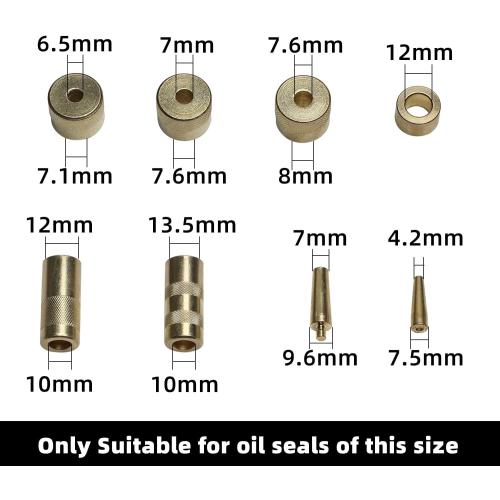 T10133 Fuel Injector Puller Removal Set Injector Seal Installer Service Tool Kit Compatible with Audi VW 1.4 1.6 1.8 2.0 2.7 3.0 3.2 3.6 V6 4.2 V8 FSI Petrol