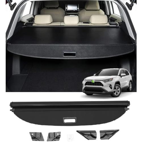 Retractable Cargo Cover Compatible with Buick Envision 2021-2025 Shield Security Shade Privacy Screen Tonneau Luggage Cargo Trunk Organizers (Carbon Fiber Texture)