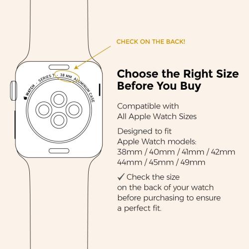 Glossy XOXO Apple Watch Bumper Case - Touch-Friendly Open Face Design