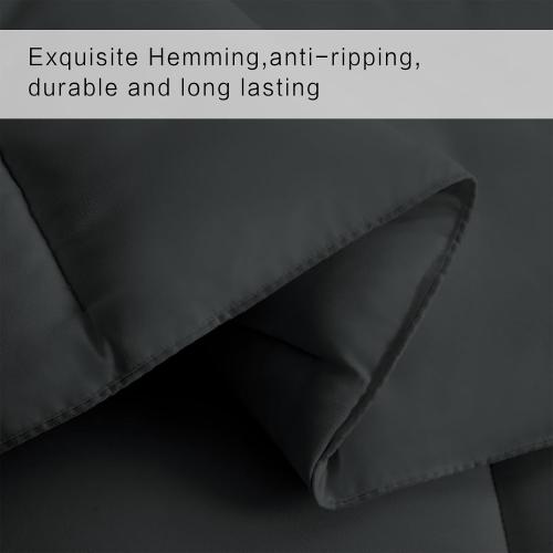 COHOME Queen Size Comforter - Down Alternative Duvet Insert with Anti-Clump Tech & 8 Tabs, All-Season Reversible Luxury Hotel Bedding - Gifts for Women/Men, Dark Grey 88''x88''
