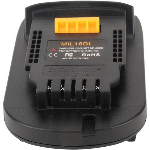 Eujgoov 18V Battery MIL18DL Power Tool Battery Lithium Battery Converter Replacement for Cordless Tools