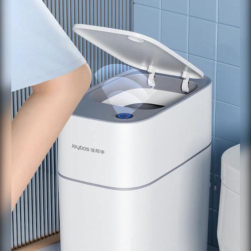 JOYBOS 15L Touchless Smart Motion Sensor Trash Can - Includes 20 Trash Bags