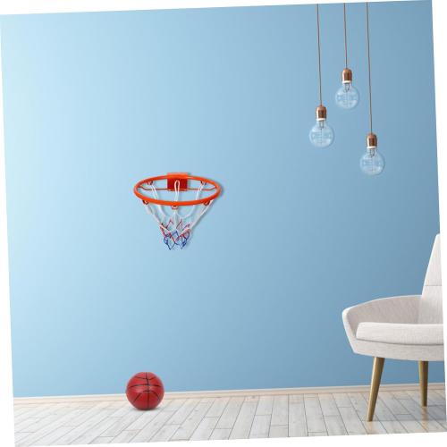 Basketball Hoop for Training Solid Rim Basketball Net for Adults Lightweight and Durable Design No Drilling Required for Family Practice