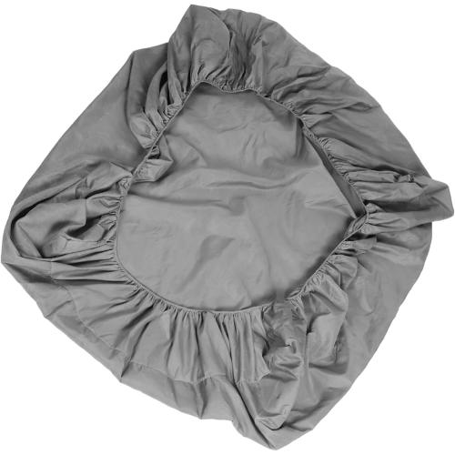 3Pack.......Soft Breathable Elastic Fitted Sheet for Mattress Full Coverage Protective Bed Cover Machine Washable and Comfortable for Residential and Hospitality Bedroom Use Light Gray