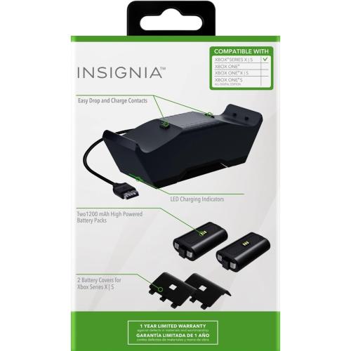 INSIGNIA Dual Controller Charging System for Xbox Series X|S - Black