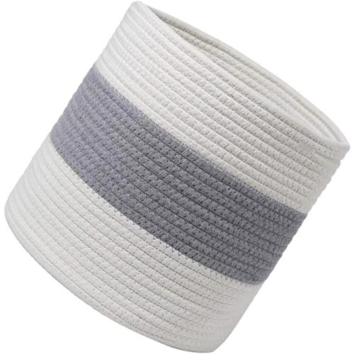 Alipis 1pc Material Cotton Rope Storage Basket Woven Basket Lid Storage for Nursery Home Home Practical Organizer