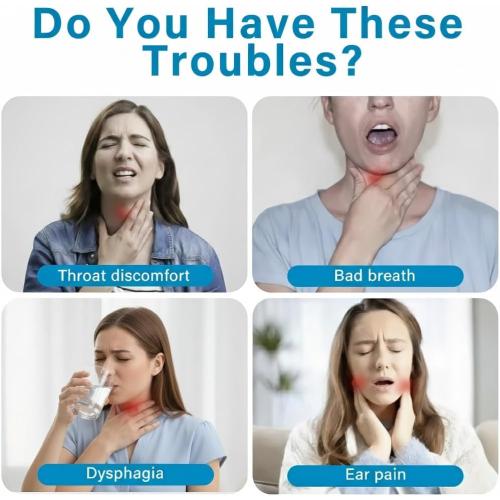 Tonsil Stone Mouthwash, Fresh Breath Oral Rinse for Tonsil Stone Removal and Prevention, Alcohol Free Mouth Wash Treatment Eliminates Bad Breath - Mint Flavor