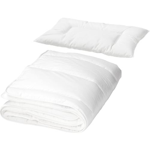 IKEA Len Crib Pillow and Crib Comforter Set, White