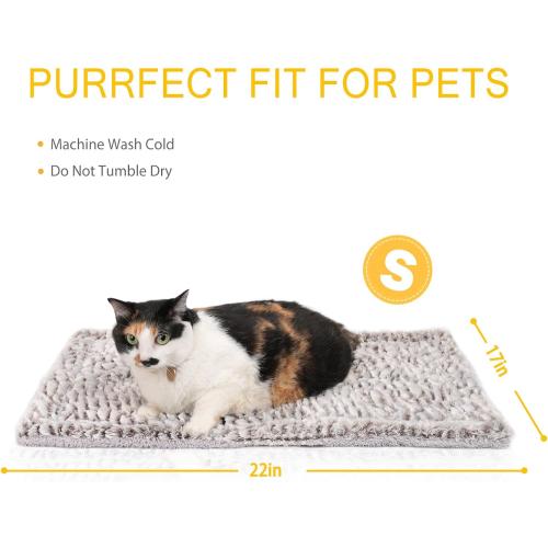 Self Heating Cat Pad Self Warming Cat Bed 22 x 17 Thermal Mat Extra Warm Pet Mat for Outdoor and Indoor Large Kittens Small Puppy Pets