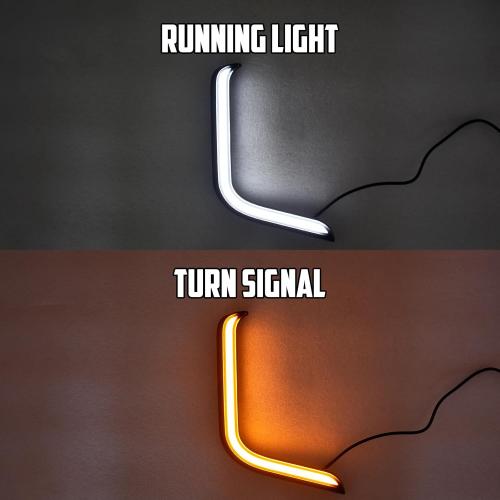 LED Lower Fairing Accent Lights Running Turn Signal Lamps Fit For Harley Touring Electra Street Road Glide Tri Glide 2006–2013 Black