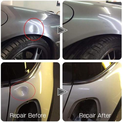 WHDZ Paintless Dent Repair kit Car Body Dent Removal Tools Whale Tail Dent Removal Rod Set for Door Dings Hail Damage