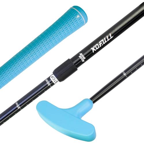 KOFULL 2 Pack Golf Putters for Men and Women Two Way Mini Golf Putter Adjustable Length Kids Putter for Right or Left Handed Suitable for Children, Teenagers, Adults