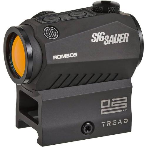 SIG SAUER Romeo5 1x20mm Tread Closed Red Dot Sight | High-Performance Durable Waterproof Fog-Proof Compact 2 MOA Red Dot Sight for SIG M400 Tread