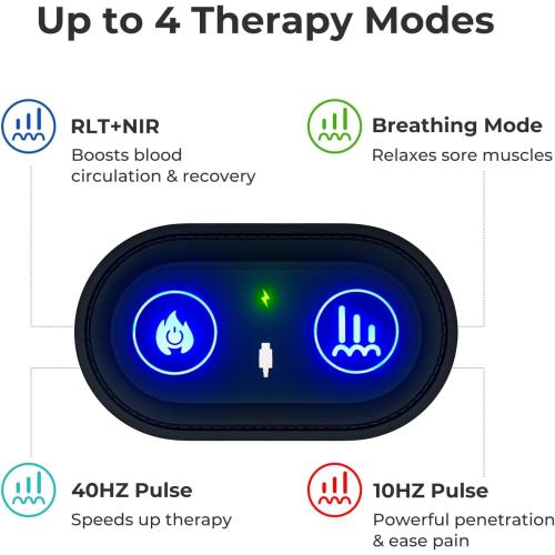 Rechargeable Cordless Red Light Therapy Wrist Wrap for Hand, Wrist, Finger, and Joint Discomfort, Ideal for Office Workers and Sports Enthusiasts